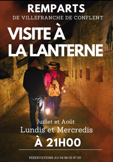 VISITE DES REMPARTS À LA LANTERNE  Villefranche-de-Conflent