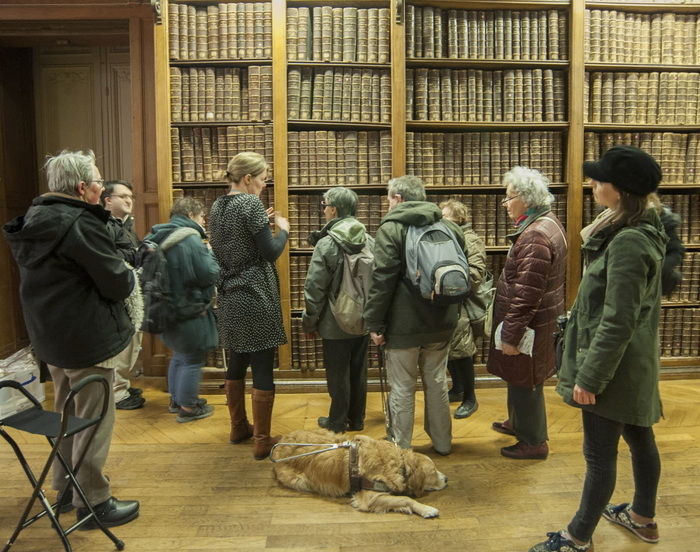 Visite descriptive et tactile des Grands Dépôts des Archives nationales pour le public mal-voyant, Archives nationales – Site de Paris, Paris