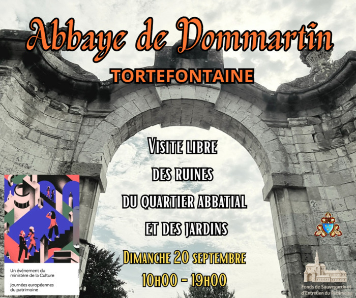 Visite du site de l'abbaye de Dommartin Abbaye de Dommartin Tortefontaine