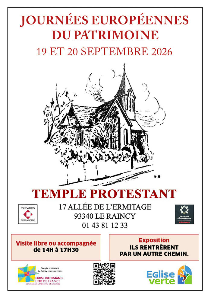 Visite du temple du Raincy, Temple Protestant du Raincy, Le Raincy