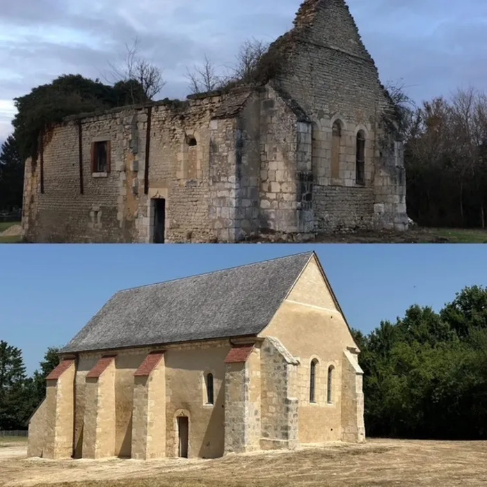 Visite d'une Chapelle templière entièrement restaurée Chapelle templière de Francheville Brécy
