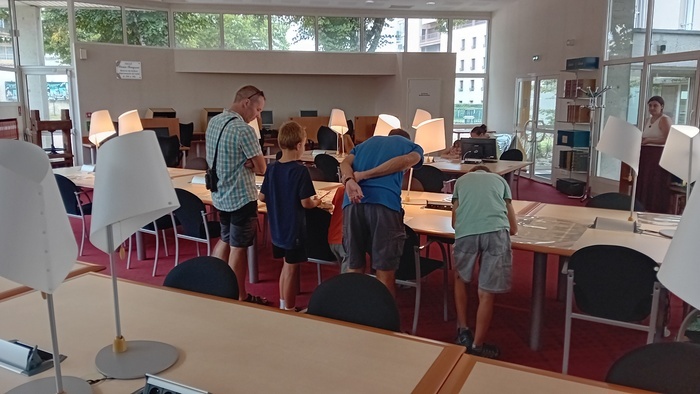 Visite en famille des Archives, Archives départementales du Cantal, Aurillac