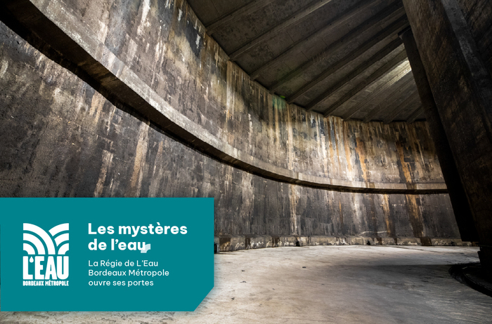 Visite exceptionnelle du bassin cathédrale souterrain, Bassin de stockage et de dépollution des eaux pluviales – La Grenouillère, Bordeaux