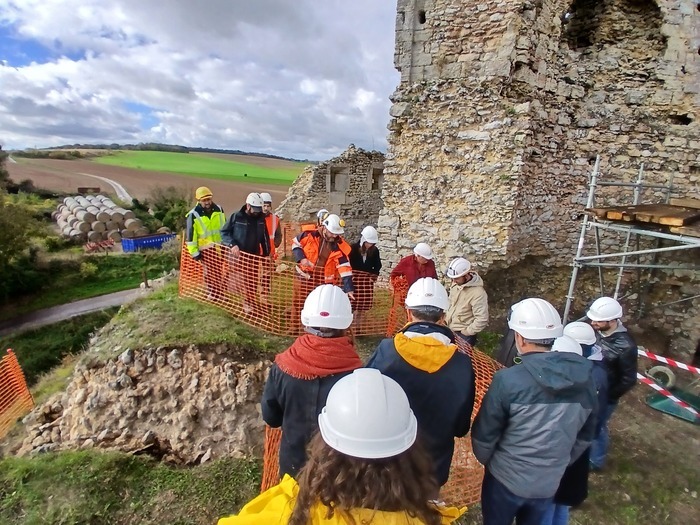 Visite guidée archéologique, Château, Château-sur-Epte