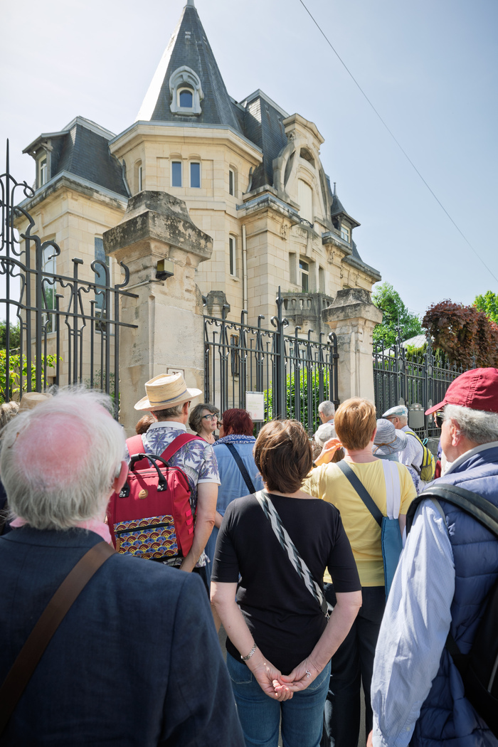 Visite guidée Art Nouveau au Parc de Saurupt Rond point Marguerite de Lorraine Nancy