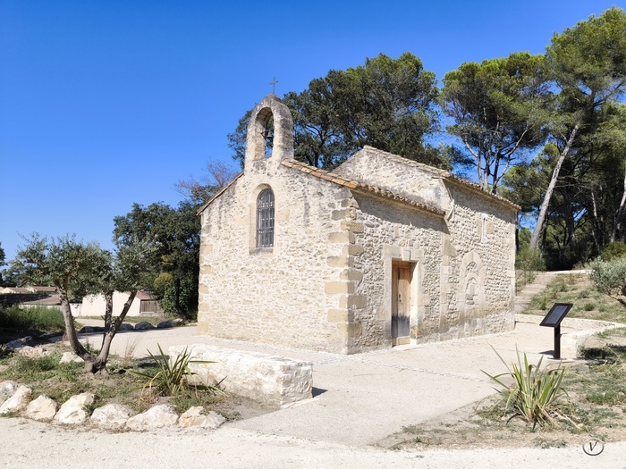 Visite guidée de la chapelle Saint Lambert, Chapelle Saint Lambert, Mas-Blanc-des-Alpilles