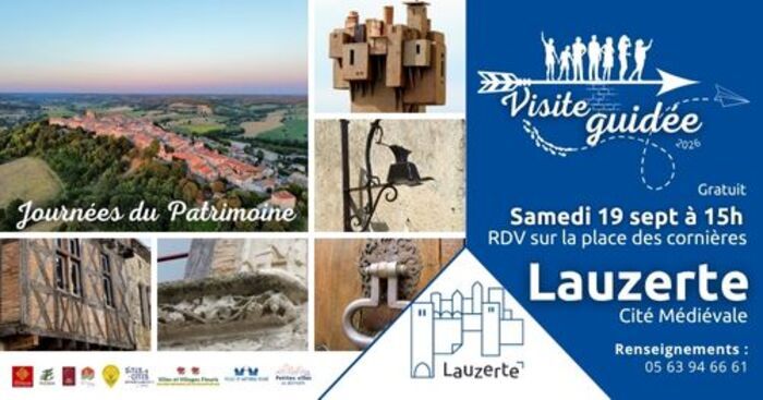 Visite guidée de la cité médiévale de Lauzerte, Village de Lauzerte, Lauzerte