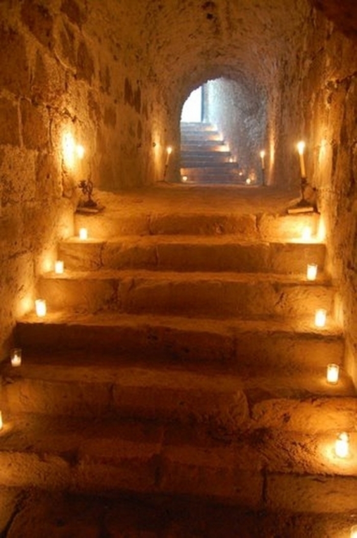 Visite guidée de la crypte souterraine, Château de Rocheplatte, Aulnay-la-Rivière