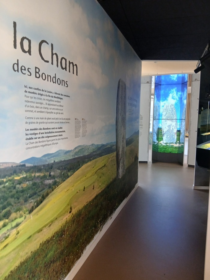 Visite guidée de la Maison des menhirs des Bondons, Maison des menhirs des Bondons, Les Bondons