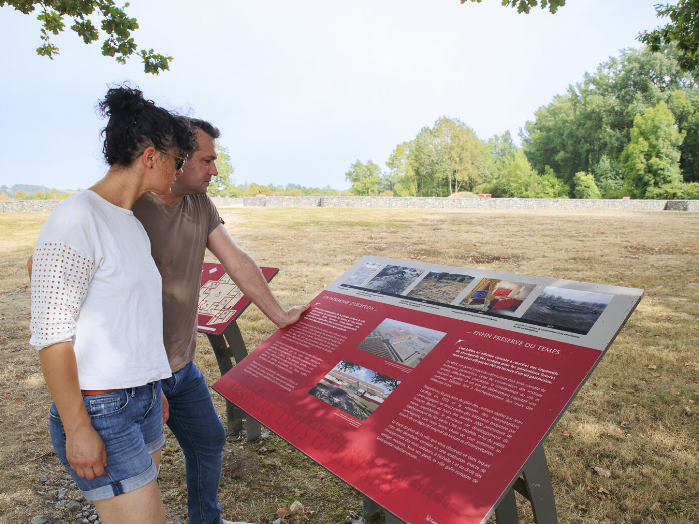 Visite guidée de la villa gallo-romaine  Lalonquette
