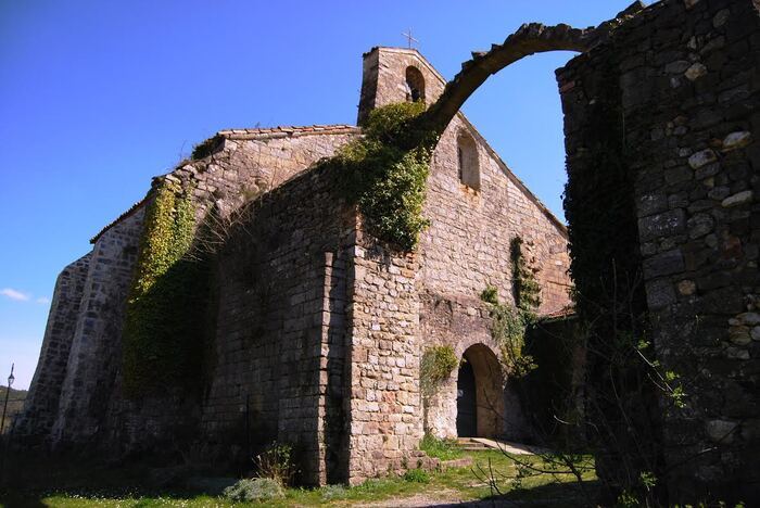 Visite guidée de l’abbaye de Cendras, Abbaye bénédictine de Cendras, Cendras