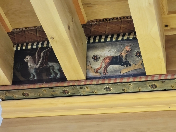 Visite guidée de Lagrasse et ses plafonds peints Maison du Patrimoine de Lagrasse Lagrasse