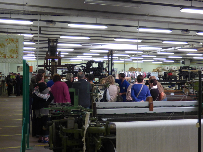 Visite guidée de l’atelier du textile, Atelier du textile, Bolbec