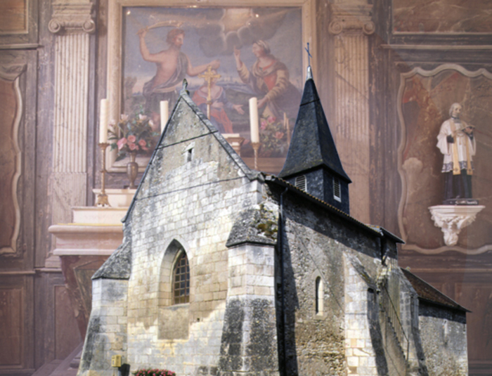 Visite guidée de l’église de Pouzioux, Église Saint-Symphorien de Pouzioux, Chauvigny