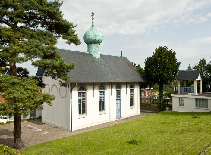 Visite guidée de l'église Eglise orthodoxe Saint-Serge Saint-Vigor Colombelles