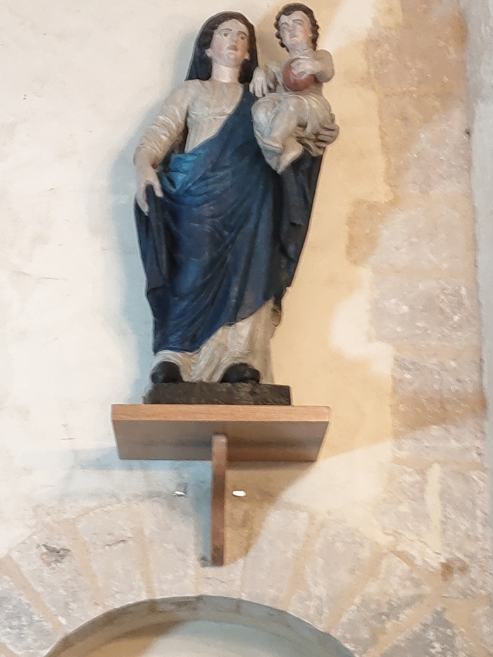 Visite guidée de l’église Notre-Dame et échanges avec la restauratrice d’une sculpture de la Vierge à l’Enfant remise en beauté en 2025, Église Notre-Dame, Coust