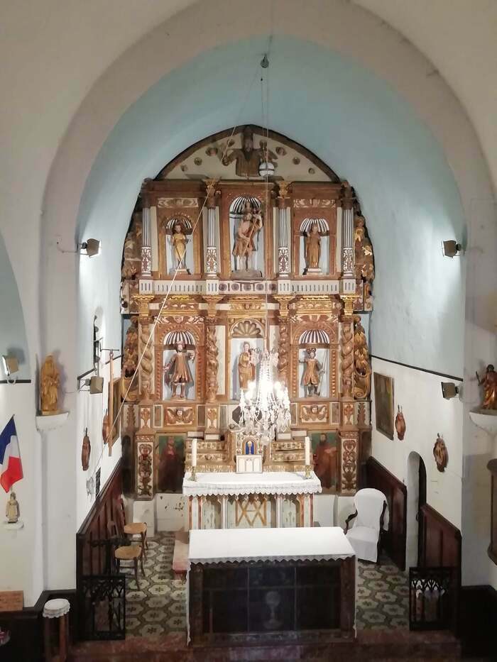 Visite guidée de l&rsquo;église Sainte-Marie (ou Notre Dame de la Nativité), Église Sainte-Marie de Campôme, Campôme