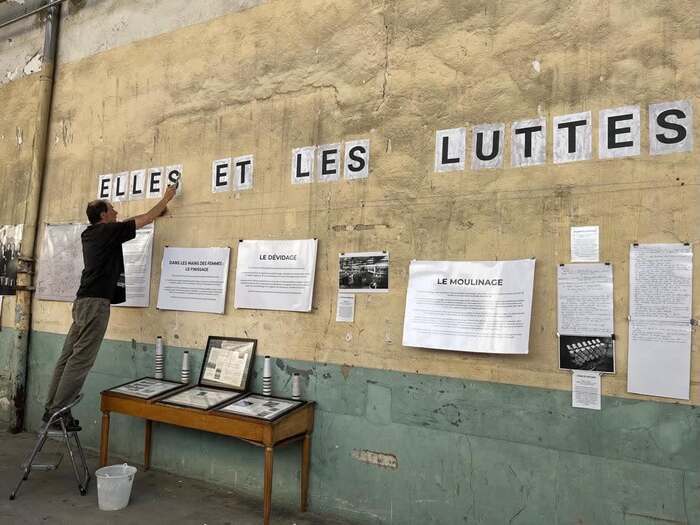 Visite guidée de l’exposition Elles et les Luttes, Usine TASE, Vaulx-en-Velin