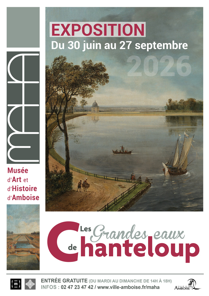 Visite guidée de l&rsquo;exposition « Les Grandes Eaux de Chanteloup », Musée d&rsquo;Art et d&rsquo;Histoire d&rsquo;Amboise, Amboise