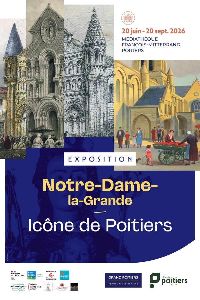 Visite guidée de l’exposition “Notre-Dame-la-Grande, icône de l’art roman”, Médiathèque François-Mitterrand, Poitiers