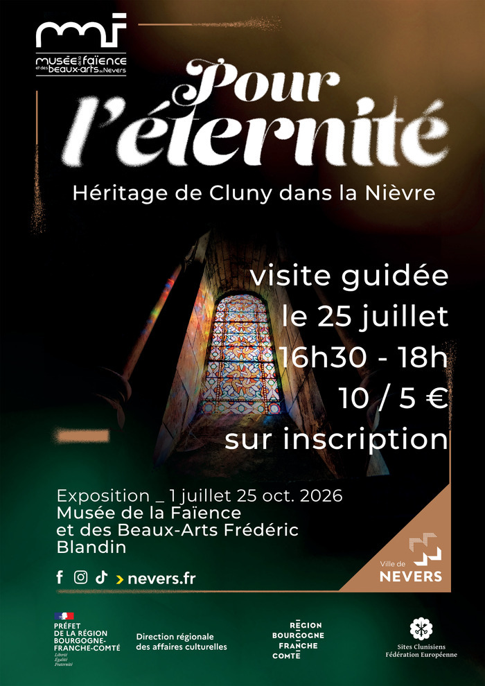 Visite guidée de l'exposition temporaire "Pour l'éternité. Héritage de Cluny dans la Nièvre" Musée de la Faïence et des Beaux-Arts Nevers