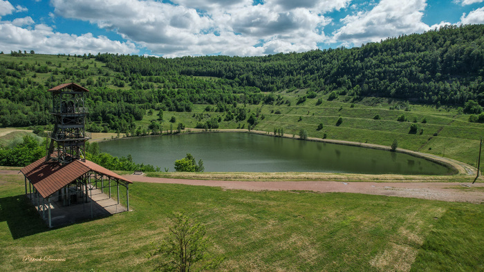 Visite guidée de l&rsquo;histoire minière de Decazeville, La Découverte et le chevalement de mine, Decazeville