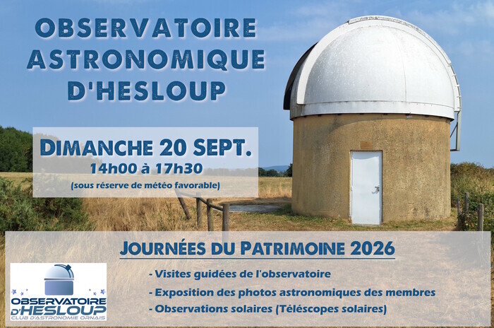 Visite guidée de l'observatoire Observatoire astronomique d'Hesloup Héloup