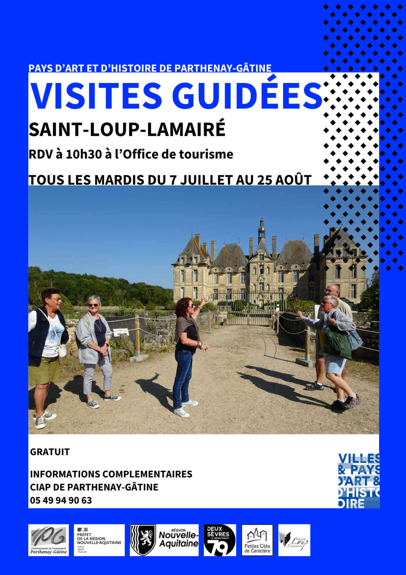 Visite guidée de Saint-Loup-sur-Thouet Saint-Loup-Lamairé