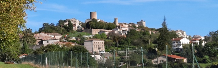 Visite guidée des deux enceintes médiévales Château Comtal Aurignac