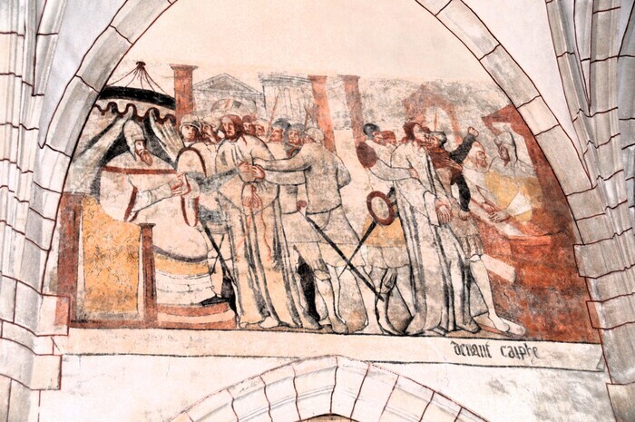 Visite guidée des peintures murales de l&rsquo;église de Vault-de-Lugny, Vault de Lugny, Vault-de-Lugny