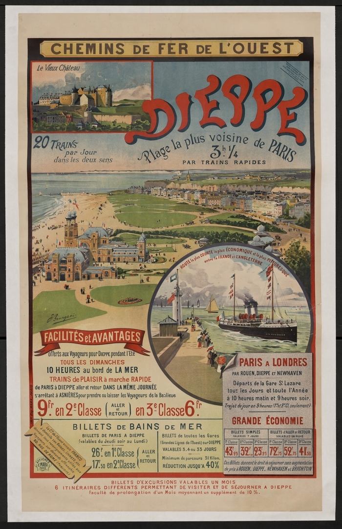 Visite guidée : Dieppe et l'Angleterre Gare SCNF Dieppe