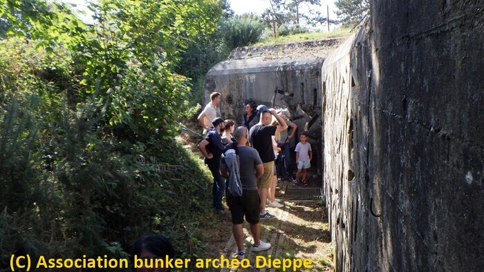 Visite guidée du bunker L412 de Dieppe, Bunker L412, Dieppe