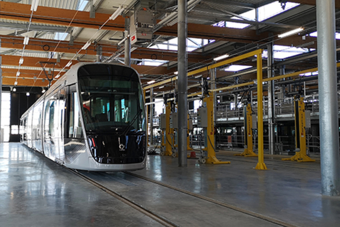 Visite guidée du centre d’exploitation et de maintenance tramway, Centre d’exploitation et de maintenance Twisto, Fleury-sur-Orne
