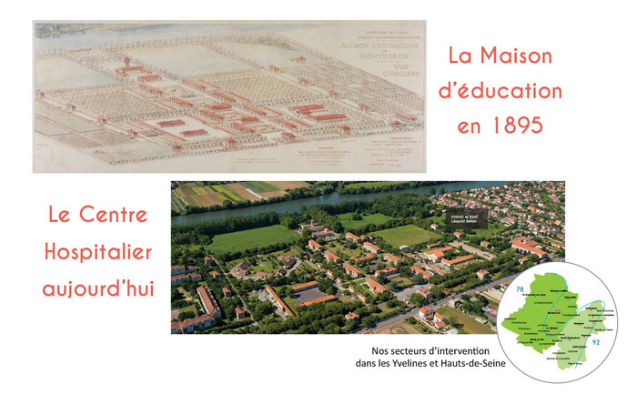 Visite guidée du centre hospitalier Théophile-Roussel de Montesson, Centre hospitalier Théophile-Roussel, Montesson