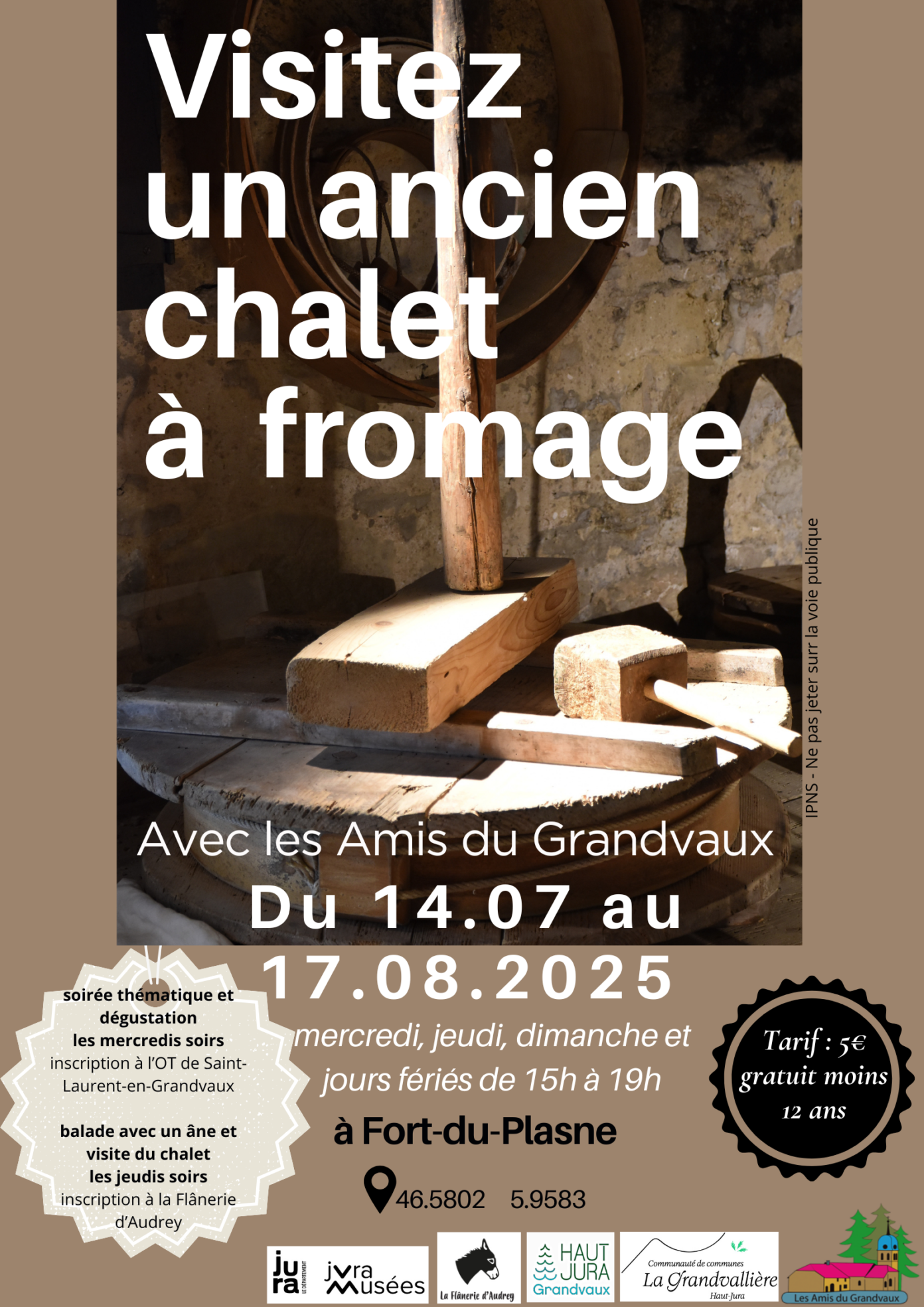 Visite guidée du Chalet du coin d&rsquo;Aval Chalet du coin d&rsquo;Aval Fort-du-Plasne