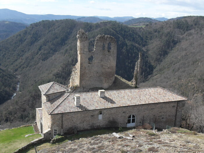 Visite guidée du château de La Tourrette, Château de la Tourette, Vernoux-en-Vivarais
