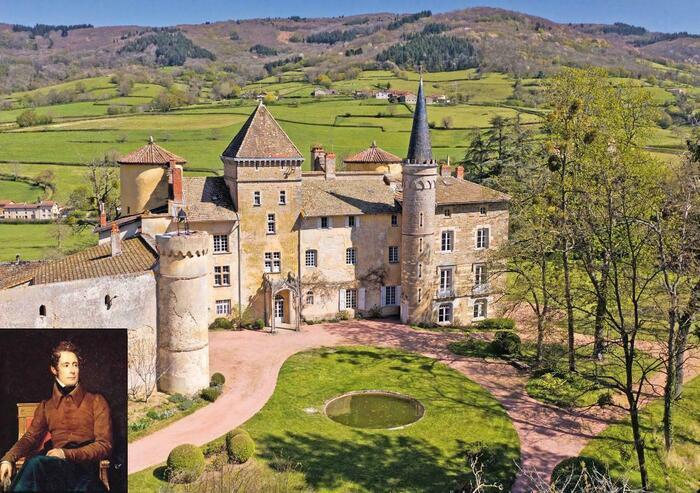 Visite guidée du château de Saint-Point, maison d&rsquo;Alphonse de Lamartine, Château de Saint-Point, Saint-Point