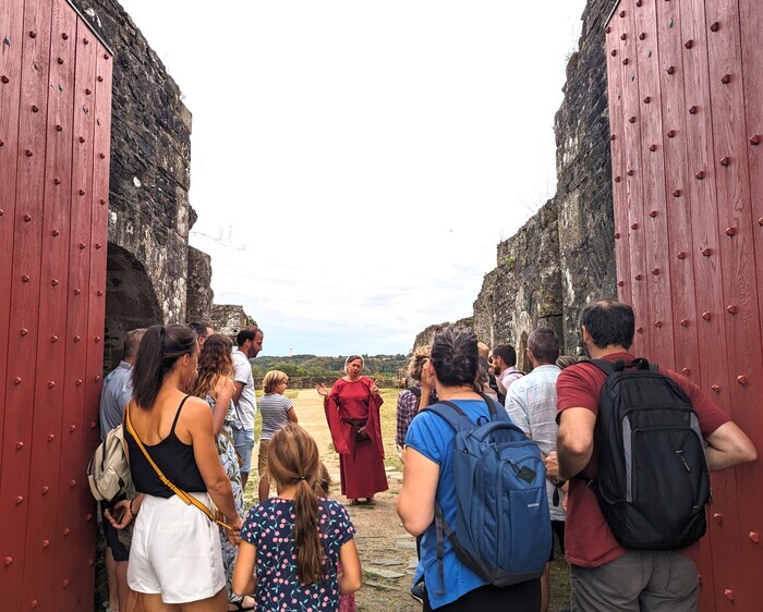 Visite guidée du château d’Oudon, Château médiéval d’oudon, Oudon