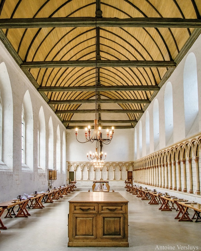 Visite guidée du cloître et du réfectoire, Abbaye Saint-Wandrille, Rives-en-Seine
