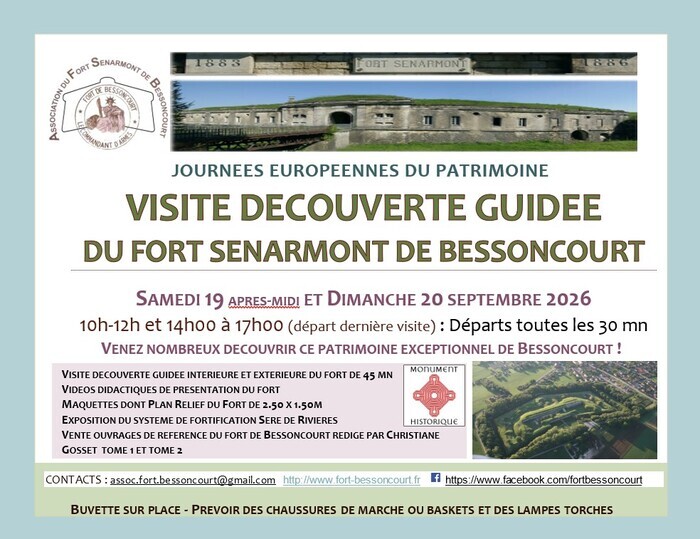Visite guidée du Fort Sénarmont de Bessoncourt Fort de Bessoncourt Bessoncourt