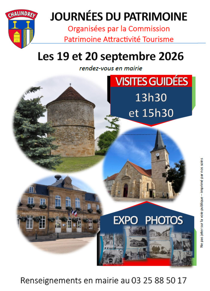 Visite guidée du patrimoine bâti, Mairie de Chalindrey, Chalindrey