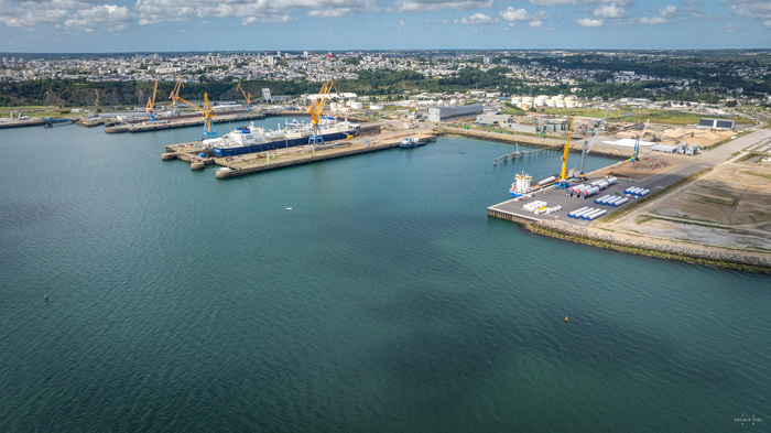 Visite guidée du port de commerce de Brest Pôle social Maritime Brest