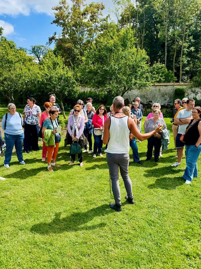 Visite guidée du potager fleuri, Château de Saint-Jean de Beauregard, Saint-Jean-de-Beauregard