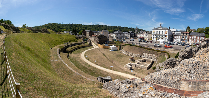 Visite guidée du théâtre et de la ville de Lillebonne, Théâtre romain de Lillebonne, Lillebonne