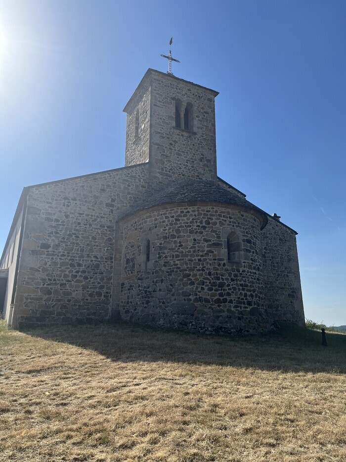 visite guidée d&rsquo;une église clunisienne du Xeme siècle, Eglise de Saint Christophe la Montagne, Deux-Grosnes