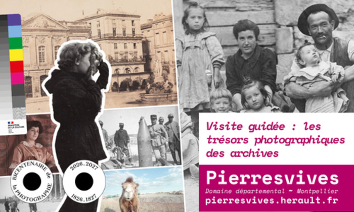 Visite guidée : les trésors photographiques de Archives Pierresvives Montpellier