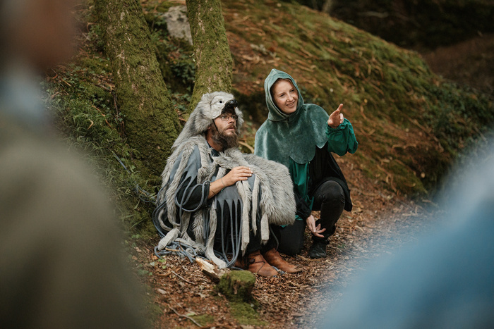 Visite guidée nocturne théâtralisée : contes et légendes au Bois des Roches Le bois des Roches Rocheville