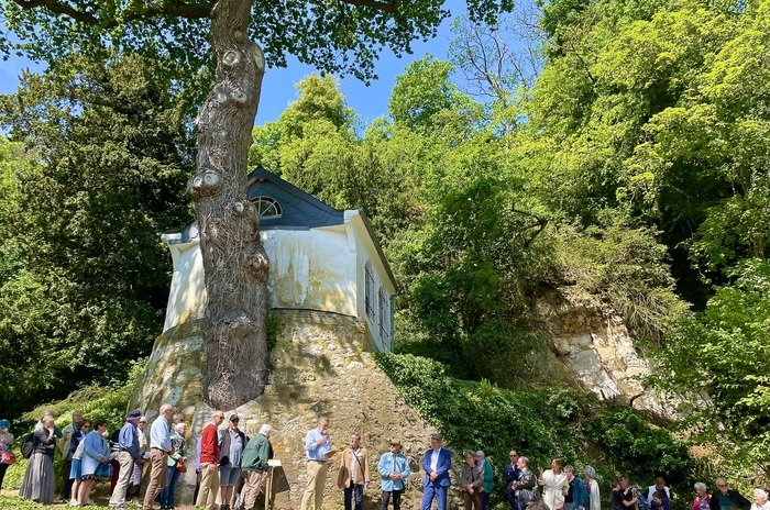 Visite guidée par les propriétaires, Chapelle de la ronce, Caumont