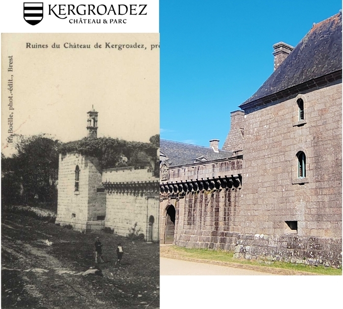 Visite guidée thématique : une restauration photogénique Château & Parc de Kergroadez Brélès