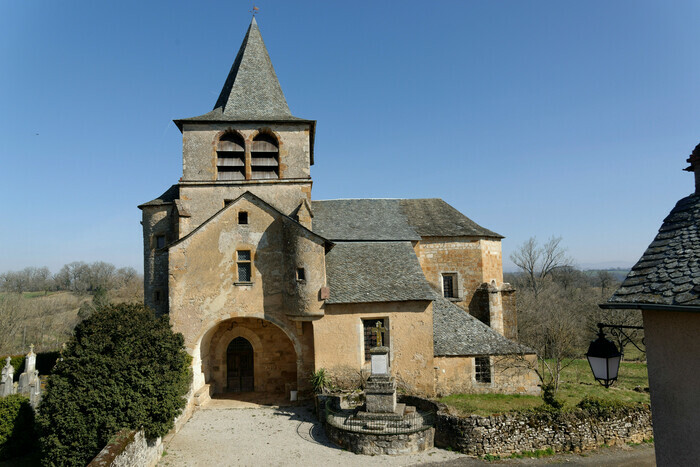 Visite libre de l’église de Lagnac, Église de Lagnac, Rodelle